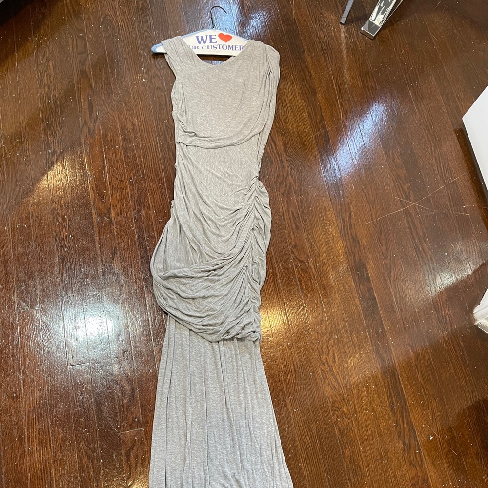 Jersey T-shirt dress ruched